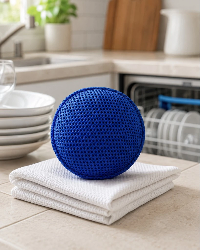 La boule lave-vaisselle Les Gargoo dans une cuisine
